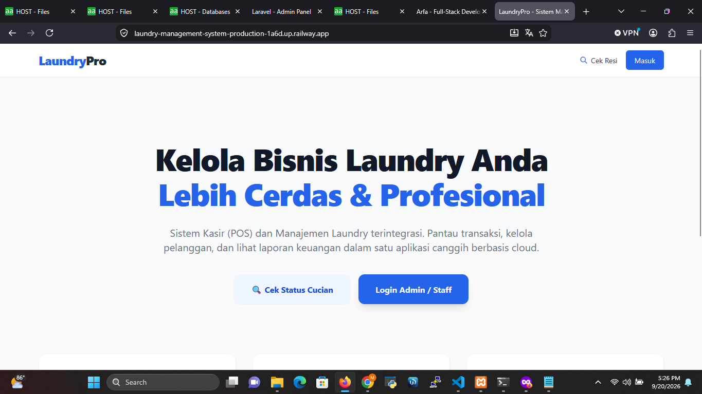 Laundry Management System